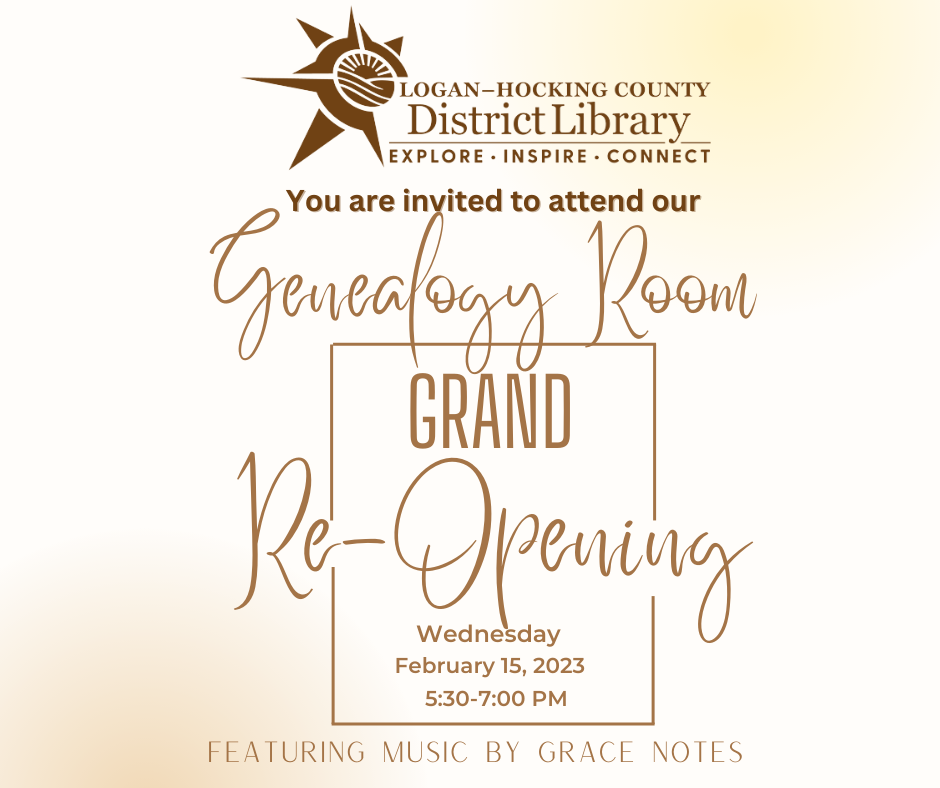 genealogy re-opening